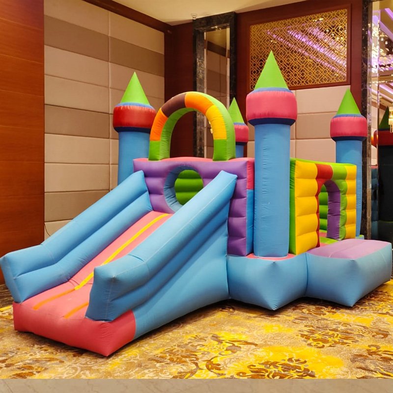 Jumping Castle for rent in chennai, bouncy castle with slide for rent in chennai