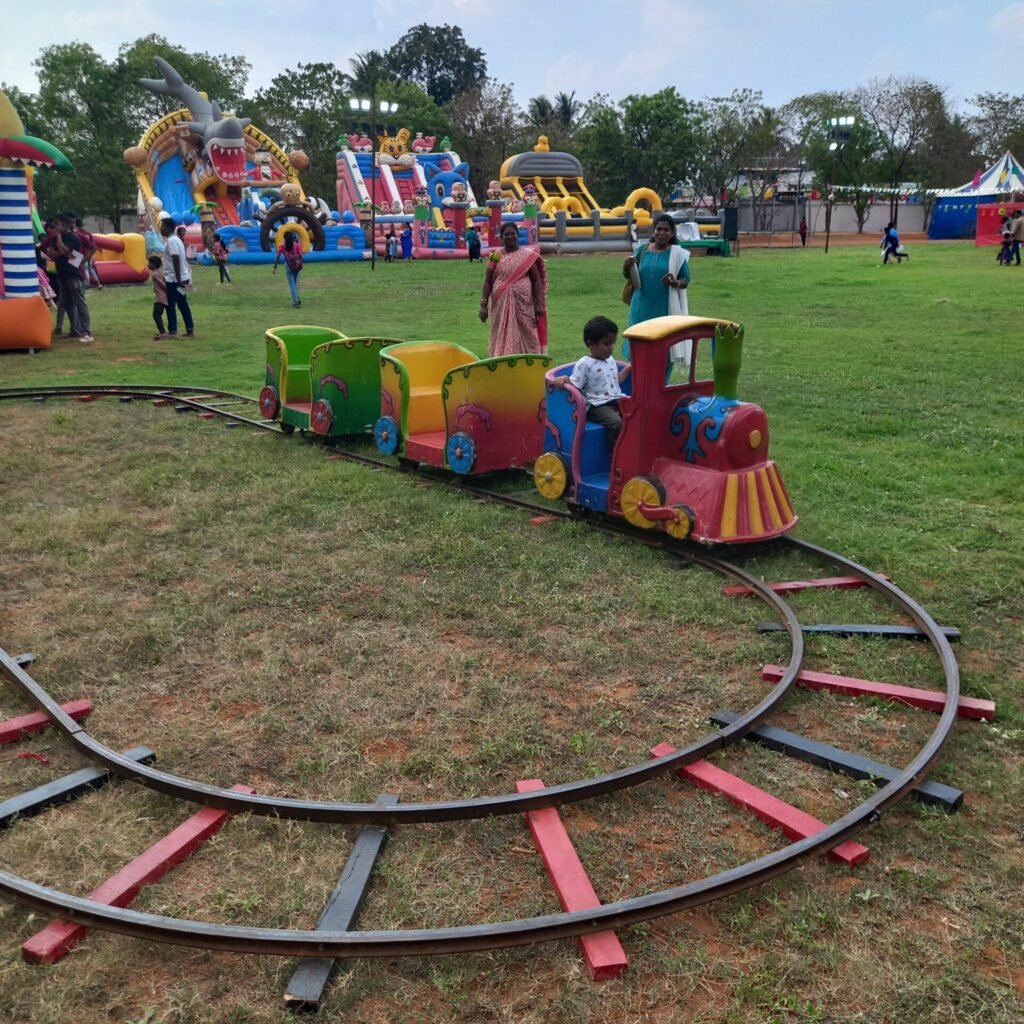 Kids Train Ride For For birthday in Chennai is 16,999 RS Only! 1 kids train ride for rent in Chennai for birthday, wedding and corporate vents