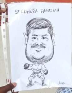 caricature artist for birthday party at guindy chennai